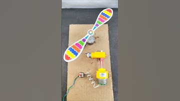 "DIY Gear Motor Generator | Safe Electricity Generation Science Experiment"