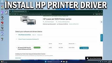 How To Download & Install Any HP Printer Drivers - Easy Fix