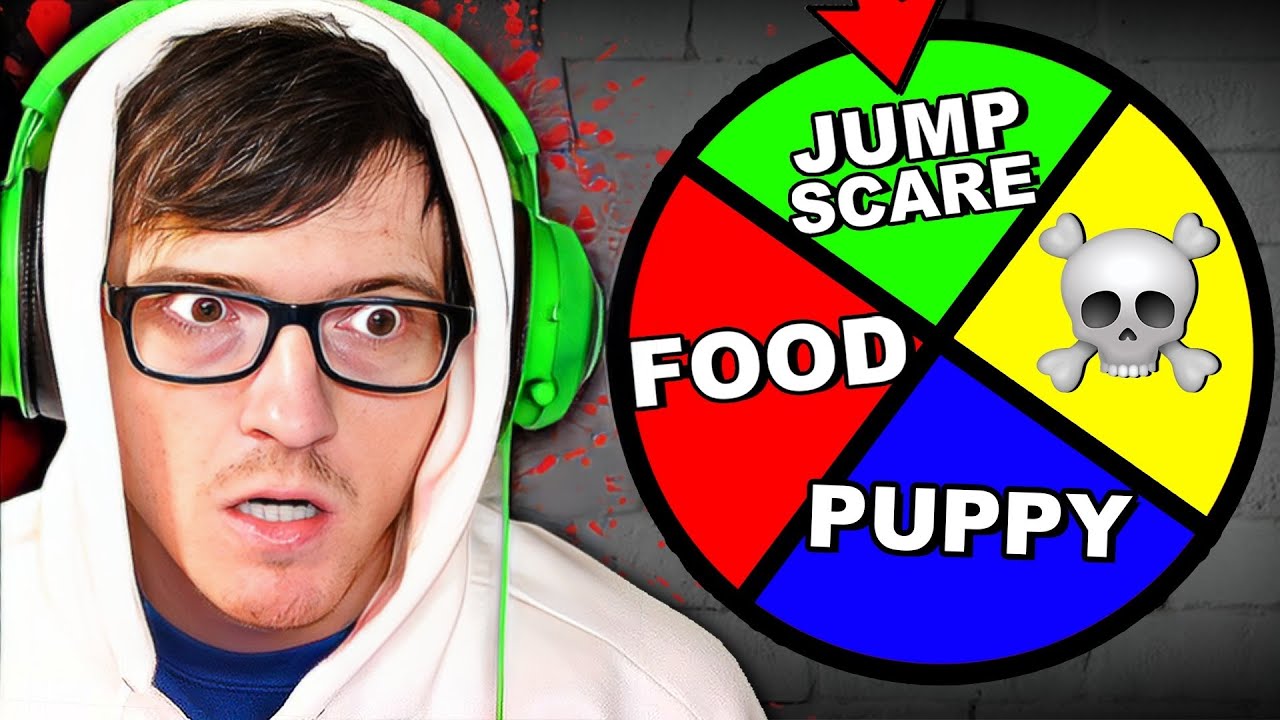 spin the wheel the HORROR game... YouTube
