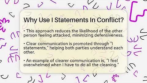Why Use I Statements In Conflict? - The Personal Growth Path