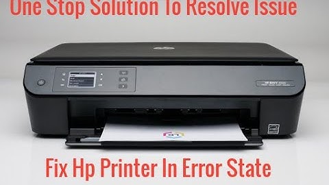 Quick Guide For Hp Printer in error state Video | Troubleshoot HP Printer Error State Issue