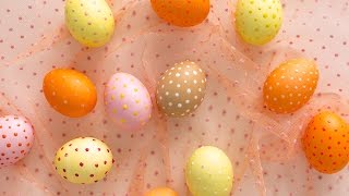 How-To Swiss Dot Easter Egg Designs- Martha Stewart