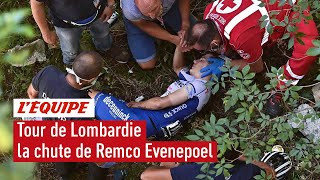 La chute vertigineuse de Remco Evenepoel - Cyclisme - Tour de Lombardie
