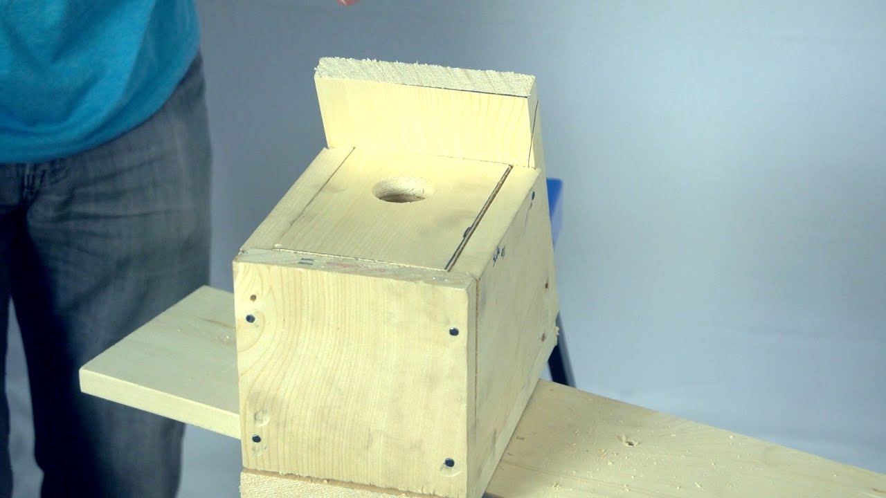 Постройте скворечник менее чем за 5 долларов и менее чем за 5 минут.