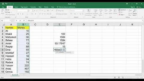 4-- Excel العمليات الحسابيه وكتابة المعادلات