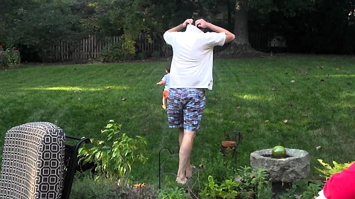Stuart rolling down a hill