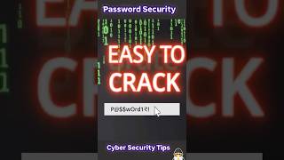 Aapka Password 5 Second Mein Hack Ho Sakta Hai! 🚨 | Password Security Tips #Shorts #passwordsecurity