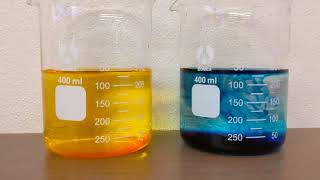 Coloring Water Lab: Yellow and Blue in Cold Water