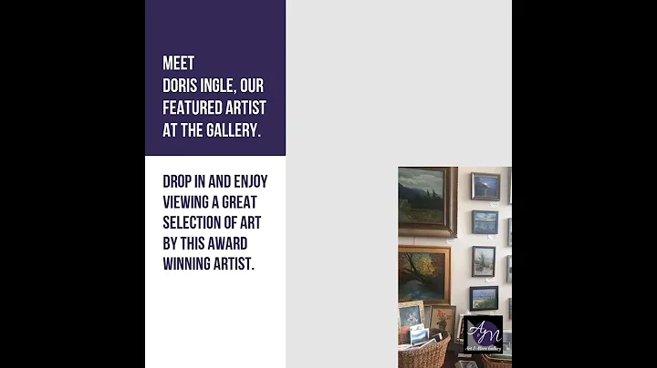 Meet Doris Ingle, our featured artist at The Galle...