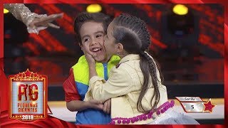 ¡Sarilú cautiva a Mateo en la botonera! | Pequeños Gigantes 2019