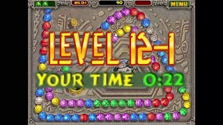 Level 12-1 completed in 22 seconds (Zuma Deluxe) screenshot 1