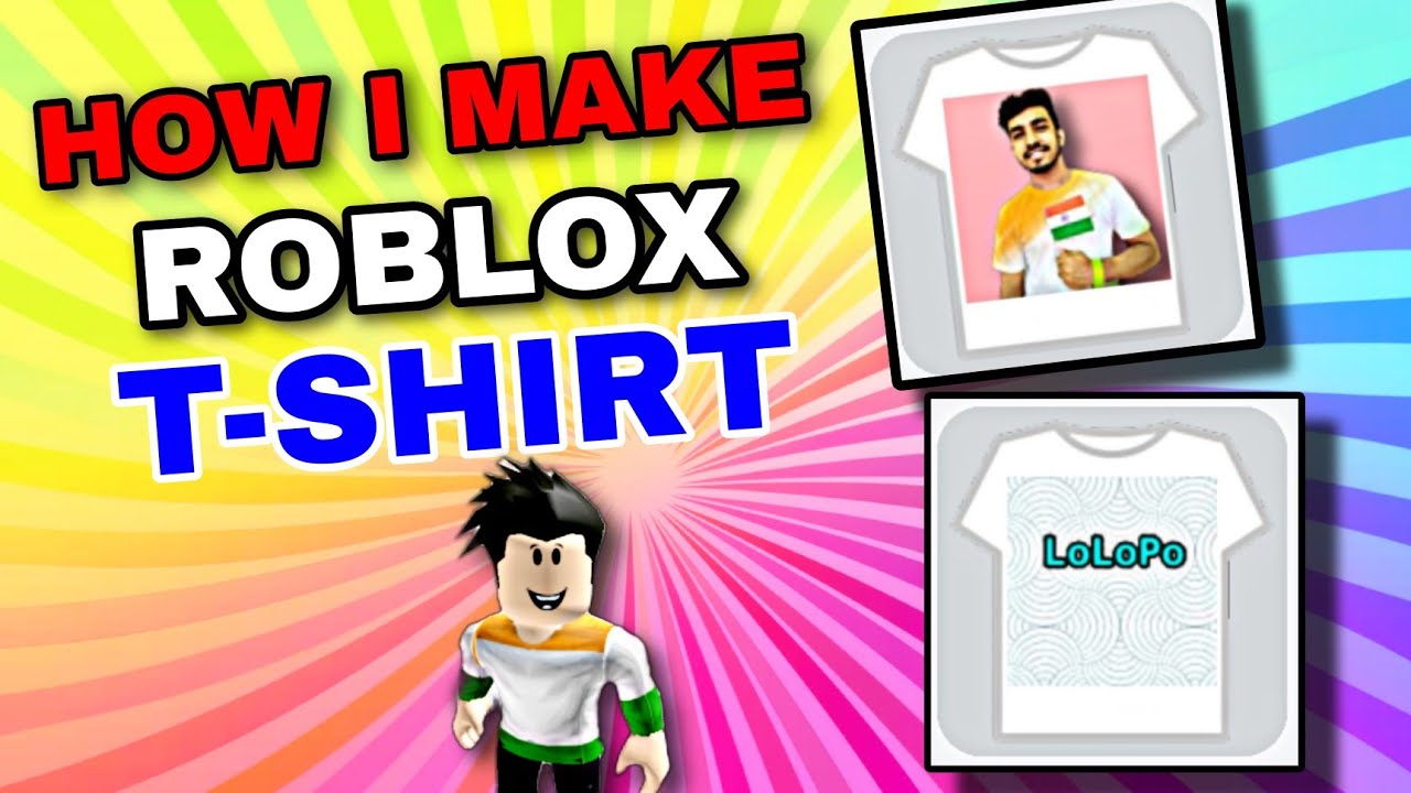 How to make roblox T-shirt | Roblox Hindi - Make T shirt - YouTube