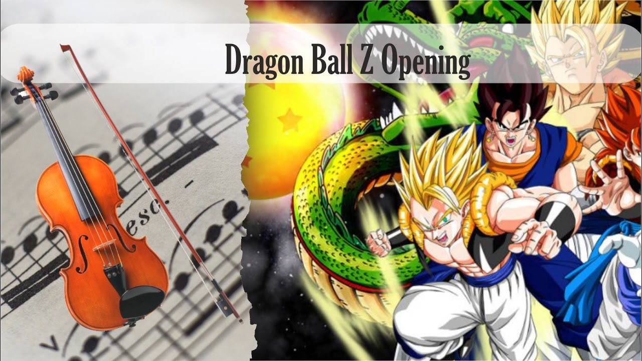 Partitura Dragon Ball Z Opening Violín YouTube