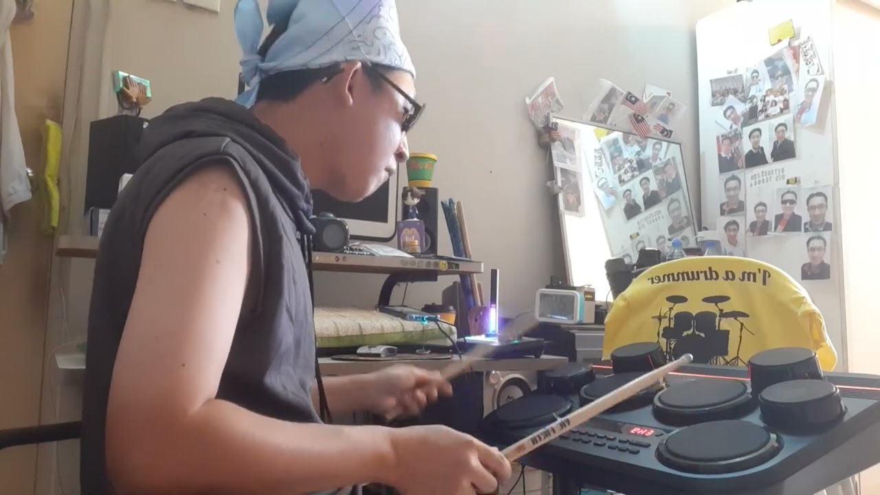 Hold my hand ✋ drum 🥁 cover play by Jackson Lim