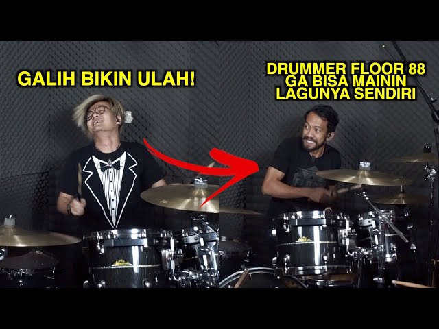 DRUMMER FLOOR 88 GA BISA MAININ LAGU HUTANG (POK AMAI AMAI) GARA GALIH JUSTDRUM class=