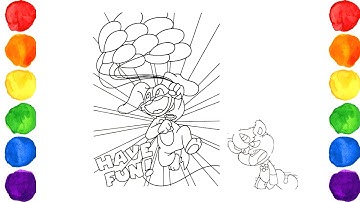 How to color Smiling Critters Poppy Playtime Chapter 3 🌈Happy Coloring🌈