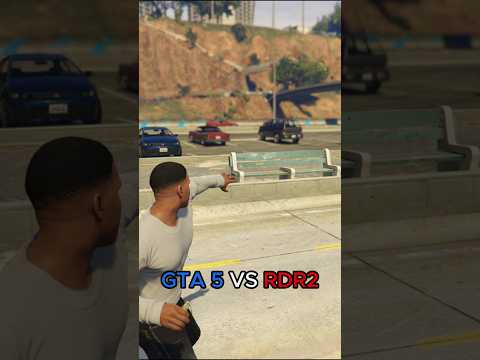 GTA 5 vs RDR2 - Physics Comparison #gta5 #rdr2