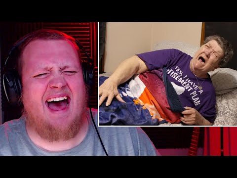 WAKING ANGRY GRANDMA UP PRANK! REACTION