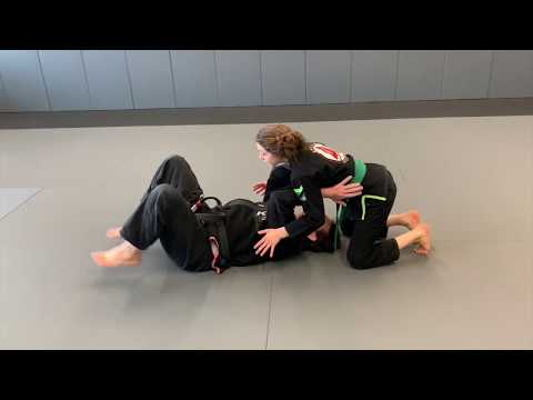 N/S Using The Small of the Shoulder Blades Pivot Point- Re-Guard/Back Take/Sweep/Knee Lock/ Triangle