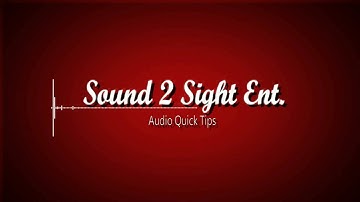 Audio Quick Tips: Fletcher Munson Curve