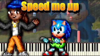 Speed Me Up (Sonic The Hedgehog Ending Credits Song) - Wiz Khalifa [Piano Tutorial] screenshot 5