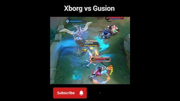 Xborg vs Gusion🥵#youtubeshorts#shortsfeed#shorts#mlbb#xborg#mobilelegends