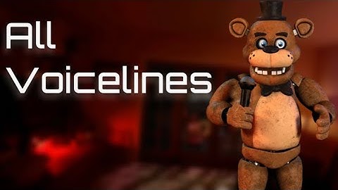 Freddy Fazbear All Voicelines (with subtitles)