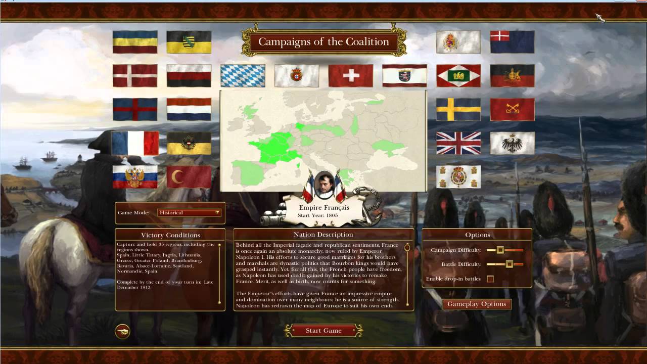 Napoleon total war unlock all factions mod