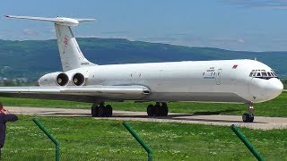 [FullHD] THE LAST FLYING WORLDWIDE! | Rada Airlines IL-62 (EW-450TR) Taxi+Take Off at Bratislava!