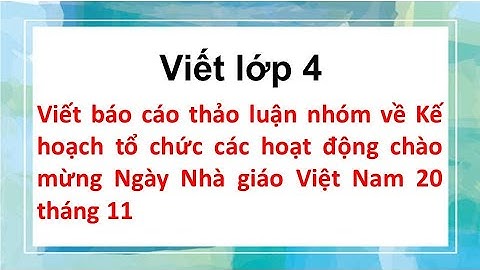 Báo cáo kết quả hội thi văn nghệ 20 11 năm 2024