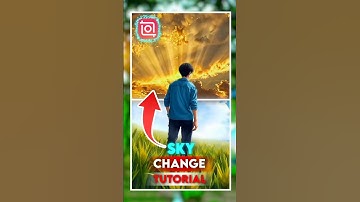 INSHOT SKY☁️ CHANGE AND REPLACE VIDEO EDITING TUTORIAL .#inshot