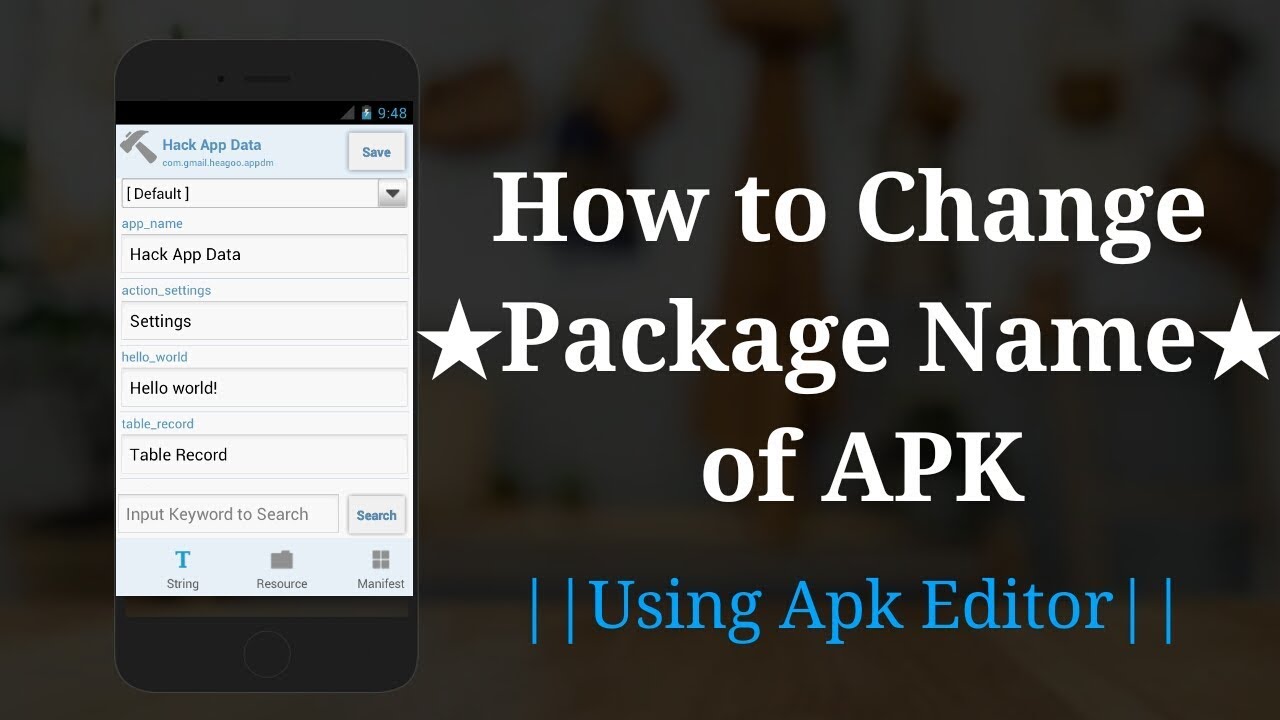How To Change Package Name Of APK YouTube How To Change Package Name Of APK YouTube