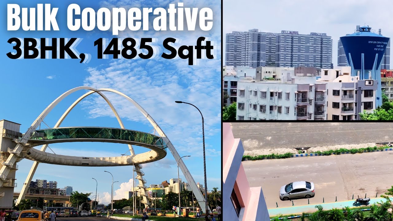 3BHK, 1485 Sqft Bulk Cooperative Flat For Sale In Newtown, Action Area