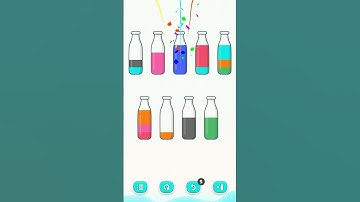 Water Sort Puzzle Mobile Game: Satisfying Color Water Sorting Mobile Gameplay 19 #shorts