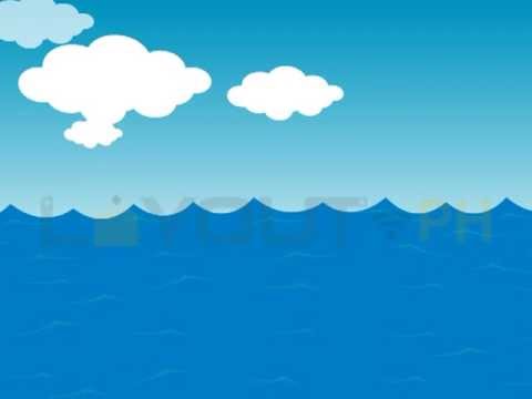 Animated Cartoonic Sea BackDrop or Background Video - YouTube