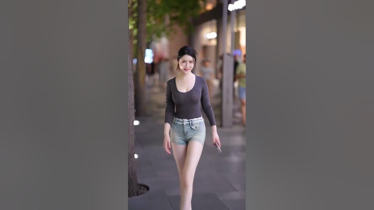 🌷Cute Chinese girls street fashion  💋💥 #newsong #bollywood #song