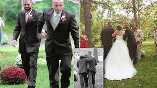 This Bride to Be Was About To Walk Down The Aisle When Her Dad Suddenly Grabbed Her Stepfather This Bride to Be Was About To Walk Down The Aisle When Her Dad Suddenly Grabbed Her Stepfather