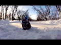 Snowshoeing the Seine River