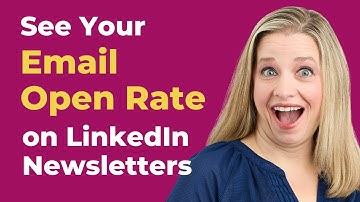 See Your LinkedIn Newsletter Email Open Rate 📊