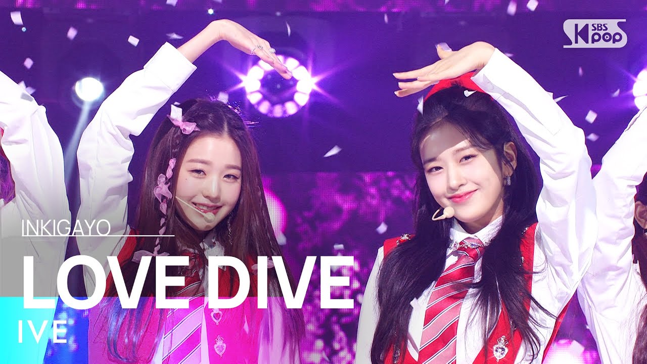IVE(아이브) - LOVE DIVE @인기가요 inkigayo 20220501 - YouTube