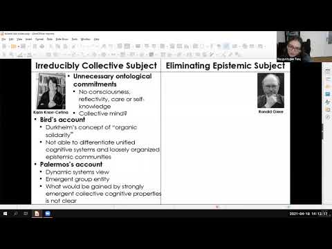 Duygu Uygun Tunç METU Collective Scientific Knowledge Without A Collective Subject