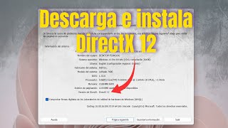 cómo descargar e instalar DirectX12 en tu computadora