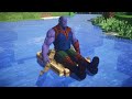Thanos on a boat ... in Minecraft