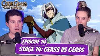 ANOTHER GEASS?! | Code Geass Newlyweds Reaction | Ep 14, “Stage 14: Geass vs Geass”