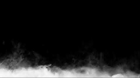 Mysterious fog black screen video