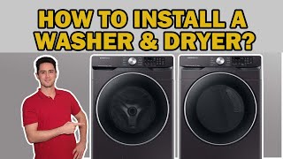 How to install a washer and dryer? by Renovation school 1,882 views 2 years ago 9 minutes, 39 seconds