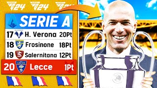 DALLA RETROCESSIONE alla CHAMPIONS LEAGUE! HO RICOSTRUITO IL LECCE CON ZIDANE ALLENATORE!