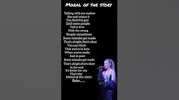 Thumbnail of "Moral of the story" (Ashe songlyrics) #ytshorts #english #lyrics