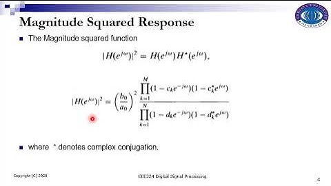 DSP LTIMinimumPhase Lecture 4 Part 1