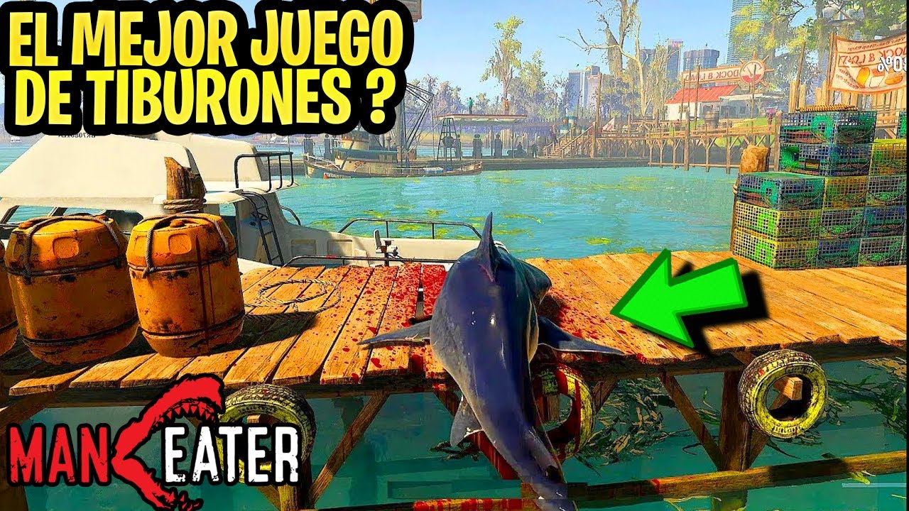 EL JUEGO - MI PRIMER PARTIDA MANEATER *gameplay español* - YouTube